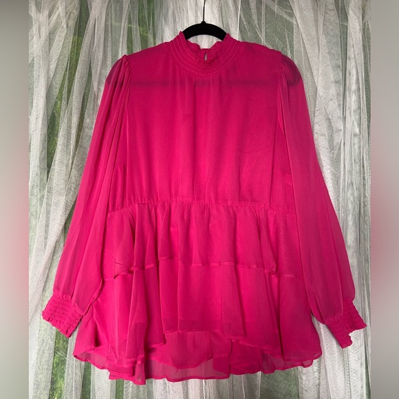 Torrid women’s pink mock neck top size 2 - Picture 5 of 5